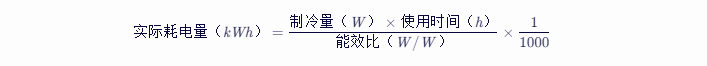 空調耗電量怎么算